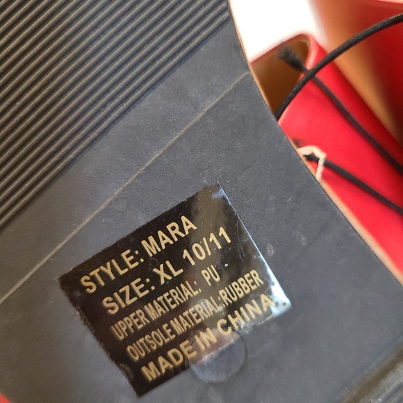 Brand New Red Sandals size 10 - Picture 5 of 5